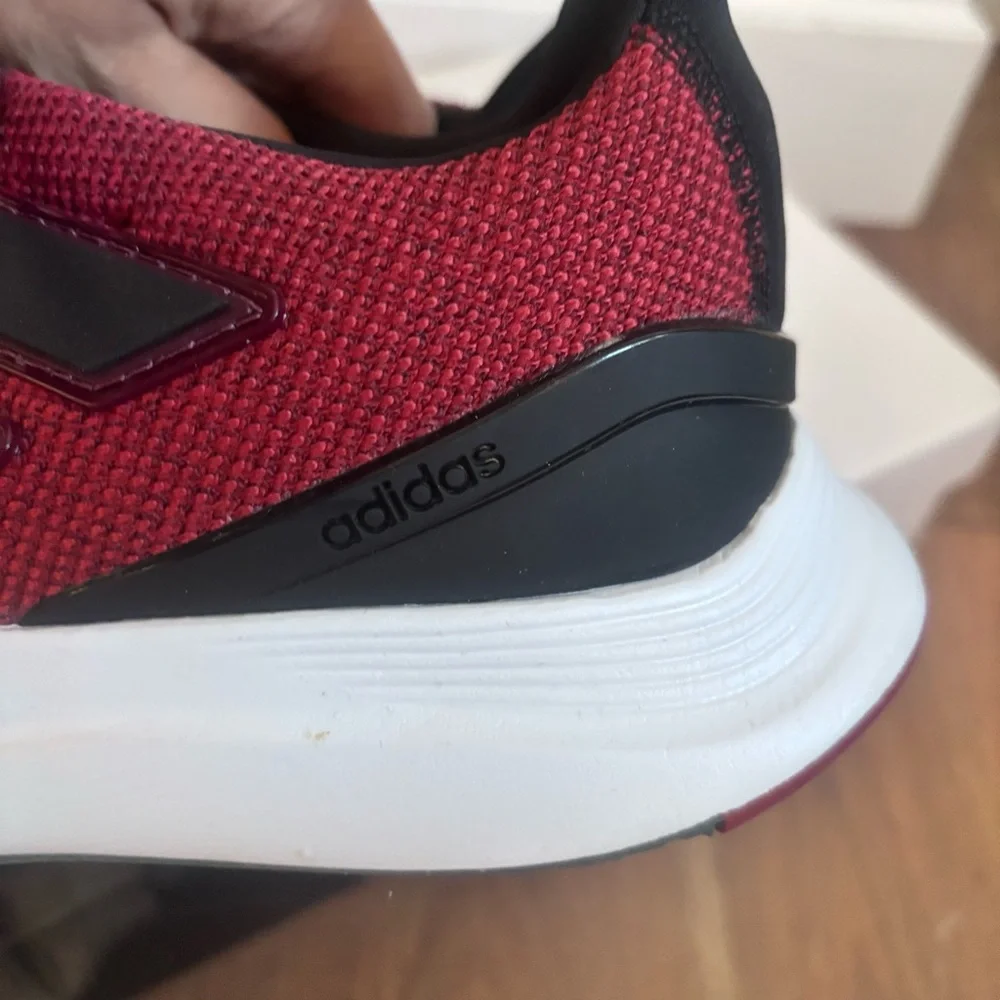 Adidas EnergyFalcon Active Maroon and Black Athletic Sneakers Size 10